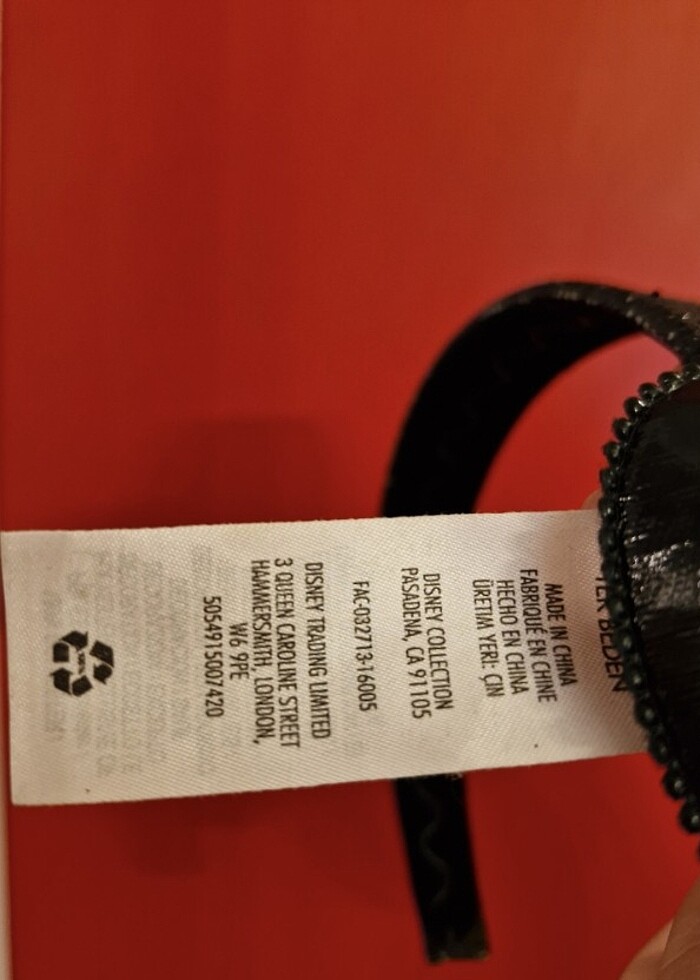 DISNEY STORE ORIJINAL ALICE TAC - Görsel 3