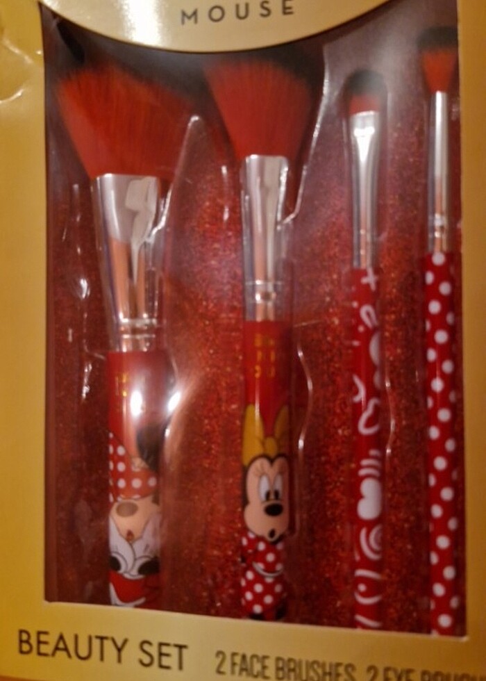 Minnie Mouse Makyaj Fırça Seti - Görsel 2