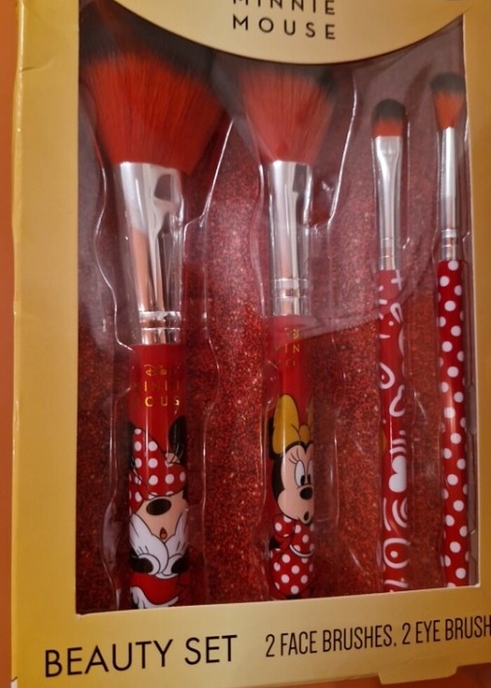 Minnie Mouse Makyaj Fırça Seti - Görsel 3