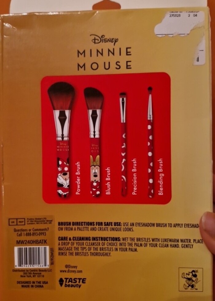Minnie Mouse Makyaj Fırça Seti - Görsel 5