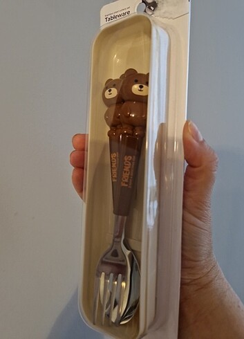 RILAKKUMA ÇATAL KAŞIK SET - Görsel 5