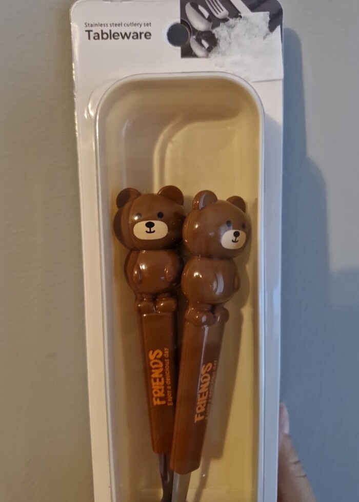 RILAKKUMA ÇATAL KAŞIK SET - Görsel 3