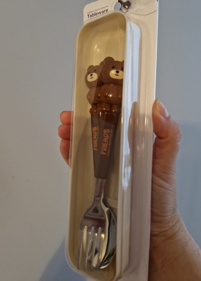 RILAKKUMA ÇATAL KAŞIK SET - Görsel 5