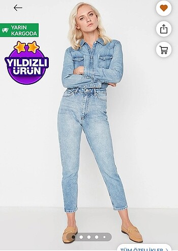 Etiketli trendyolmilla jean