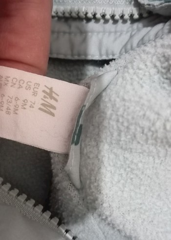 Gri Erkek Bebek Fermuarlı Kar Tulumu - Görsel 4