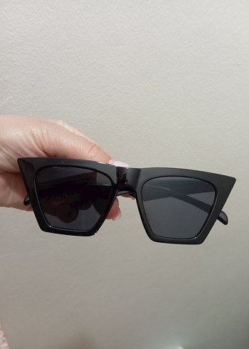 Diğer Siyah Minimalist Gotik Kadın Güneş Gözlüğü