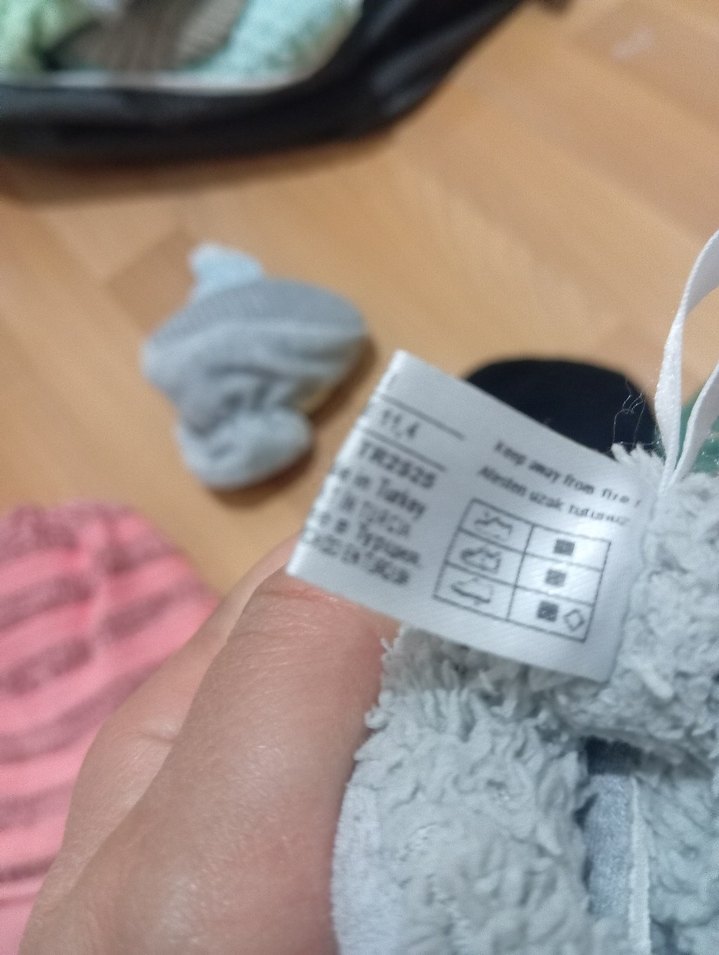 Gri Erkek Çocuk Sıcak Ev Terliği - Görsel 3