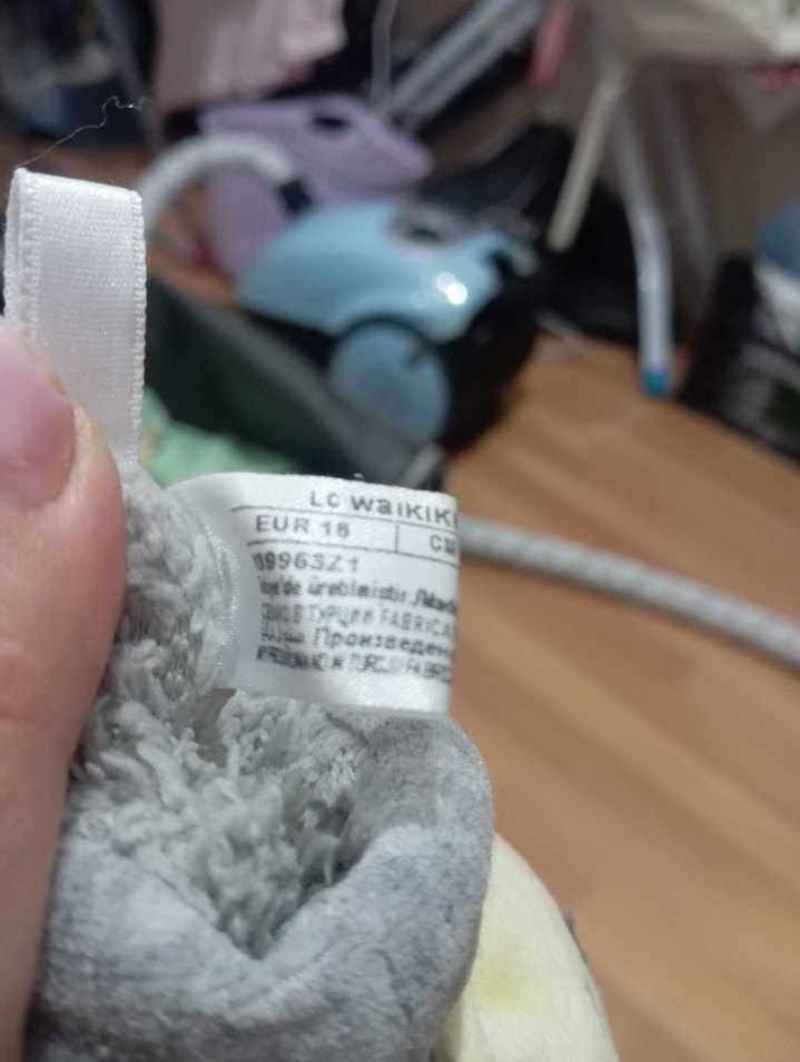 Gri Erkek Çocuk Sıcak Ev Terliği - Görsel 4