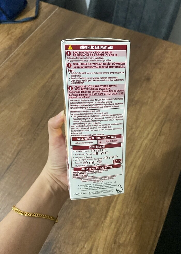 Loreal saç boyası - Görsel 3