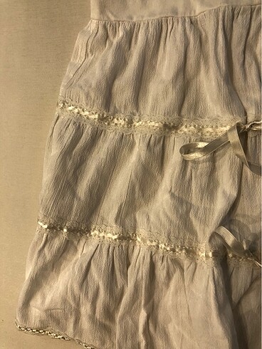Diğer Lolita Coquet Vintage Beyaz Etek