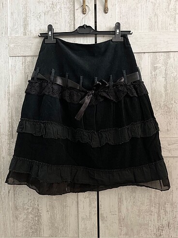 Vintage Gothic Kadife Etek