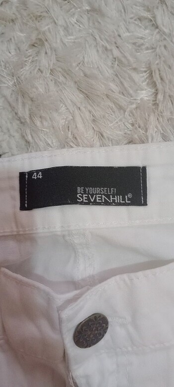 Sevenhill 44 beden sevenhill marka beyaz pantolon 