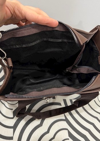 Kahverengi Deri Kadın Çanta - Görsel 3