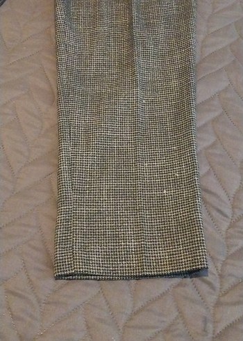 Gri Kadın Midi Kumaş Pantolon tolga saracoglu - Görsel 6