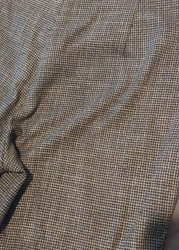 Gri Kadın Midi Kumaş Pantolon tolga saracoglu - Görsel 3