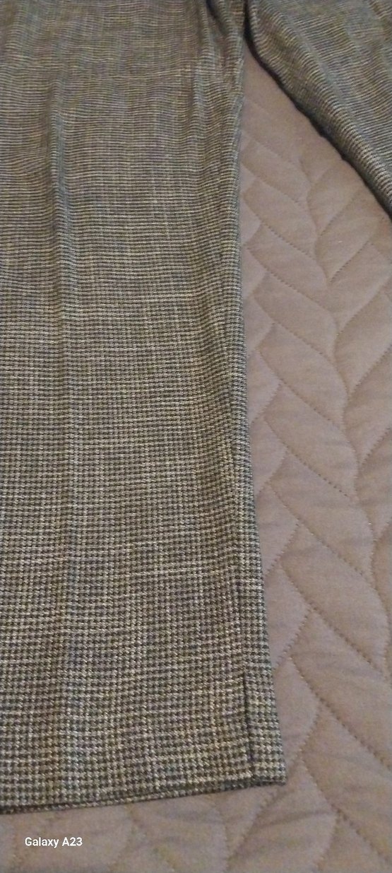 Gri Kadın Midi Kumaş Pantolon tolga saracoglu - Görsel 5