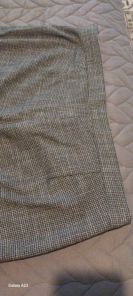 Gri Kadın Midi Kumaş Pantolon tolga saracoglu - Görsel 2