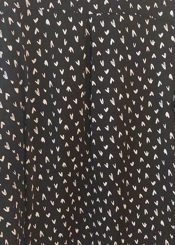 Düğmeli V Yakalı Siyah Hamile Bluzu - Görsel 3