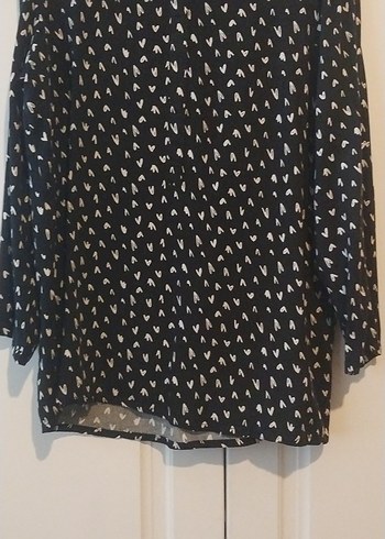 Düğmeli V Yakalı Siyah Hamile Bluzu - Görsel 7