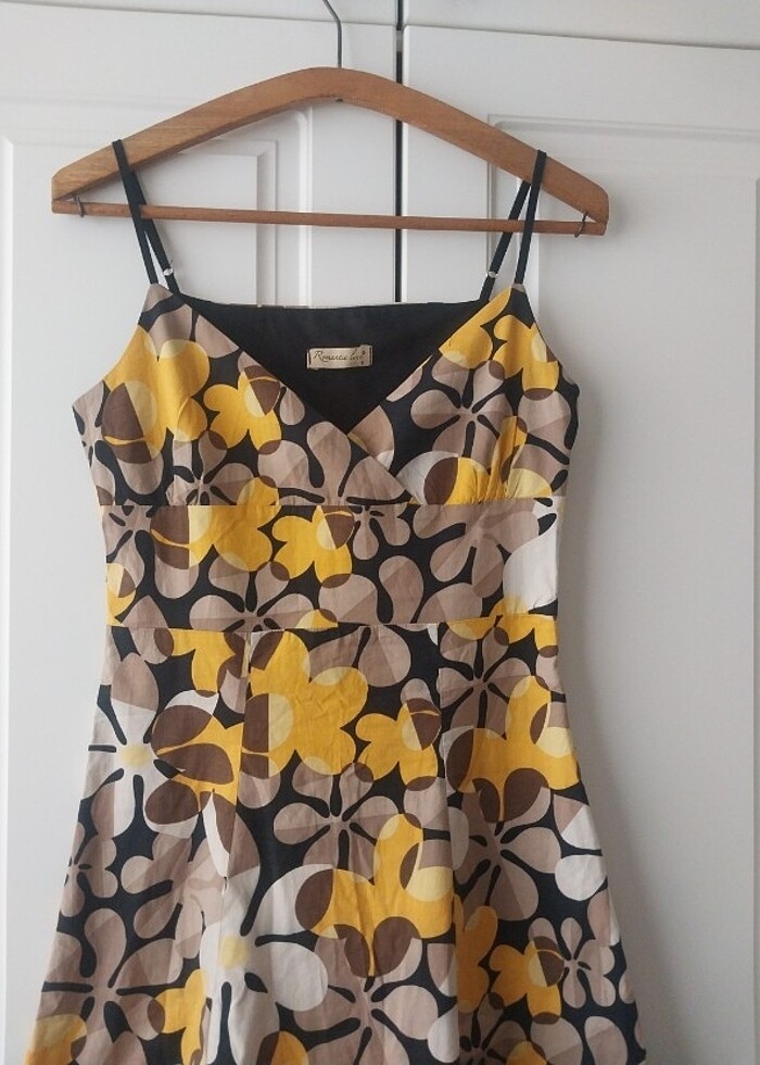 Askılı elbise m 38  beden  - Görsel 3