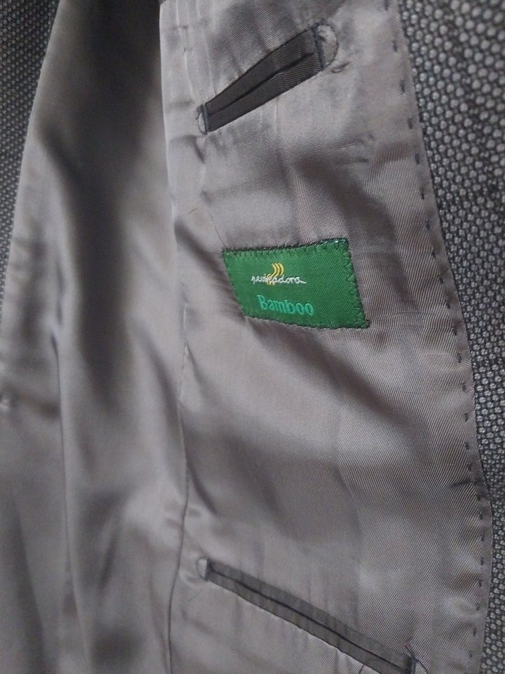 Gri Kareli Modern Klasik Erkek ceket kigli 48 beden - Görsel 5