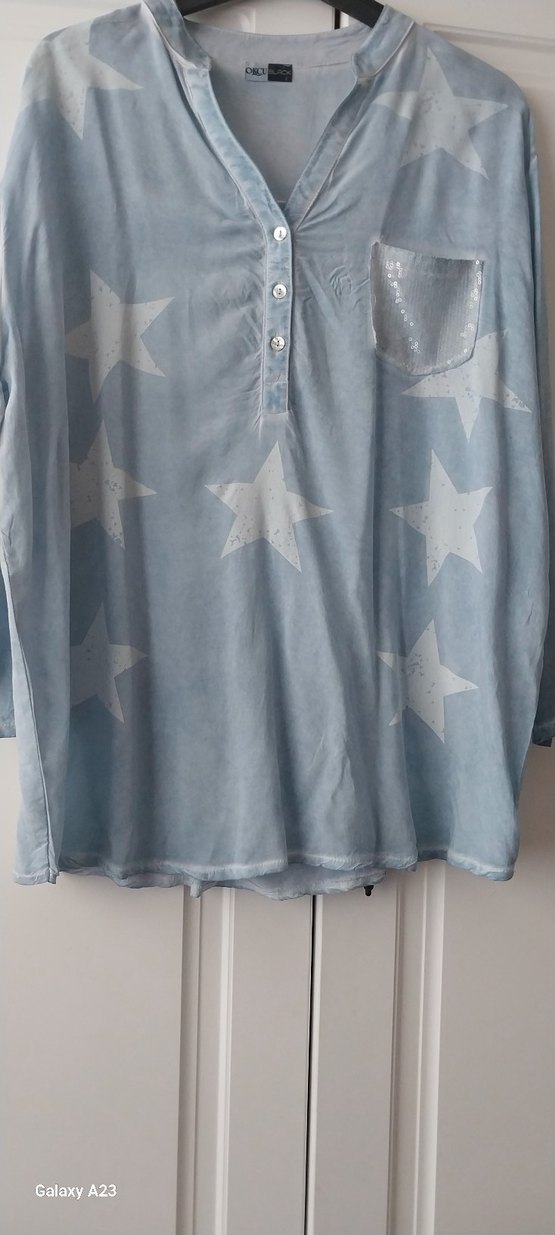 Düğmeli V Yaka Uzun Kollu Kadın Gömlek - Görsel 2