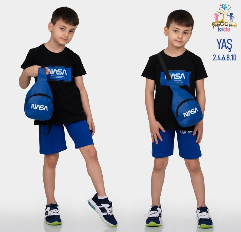 NASA Baskılı Beyaz Erkek Çocuk Tişörtü - Görsel 4