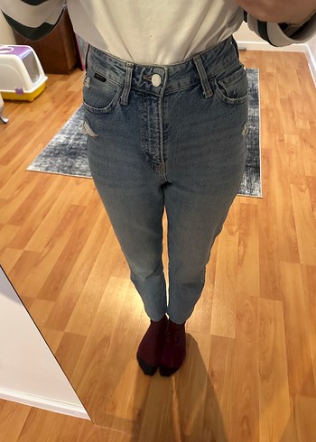 xs Beden Mavi Jeans kadın kot