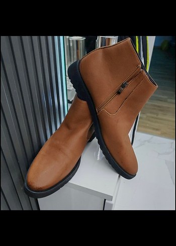 Kahverengi  unısex Bot - Görsel 3