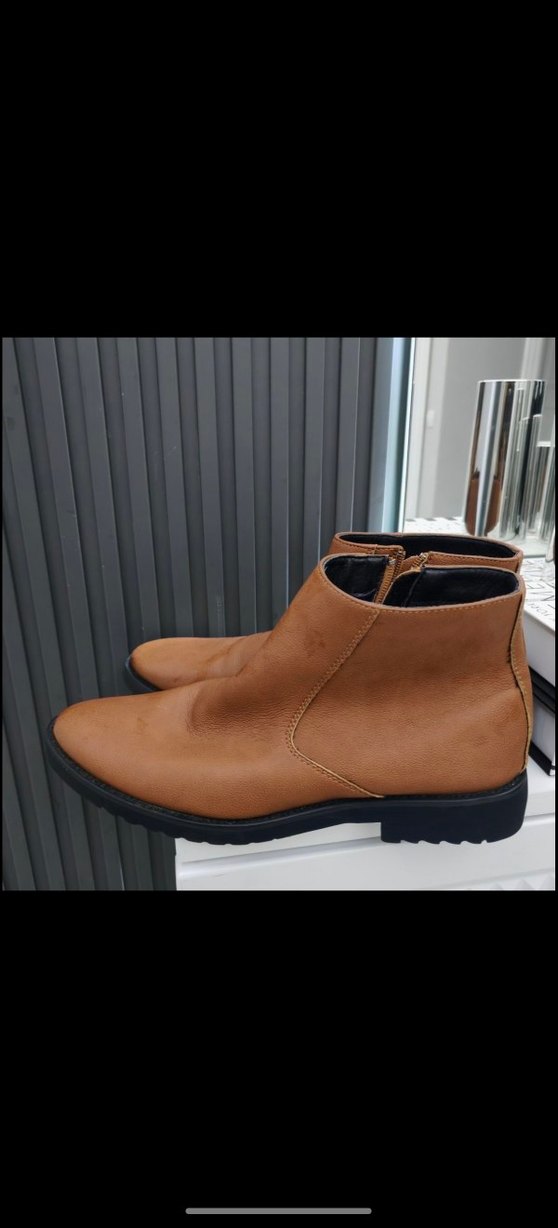 Kahverengi  unısex Bot - Görsel 2