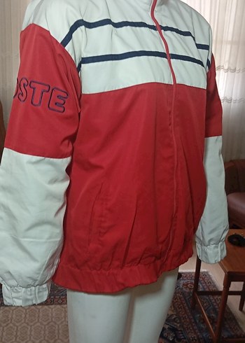 Lacoste Kırmızı Fermuarlı Eşofman   üst. - Görsel 11