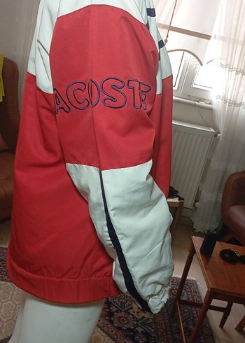 Lacoste Kırmızı Fermuarlı Eşofman   üst. - Görsel 8