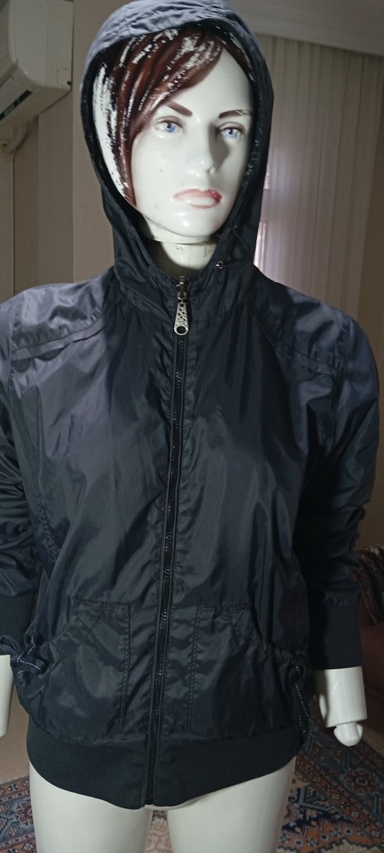 MAVİ JEANS BAYAN ÇİFT TARAFLI YAGMURLUK - Görsel 4