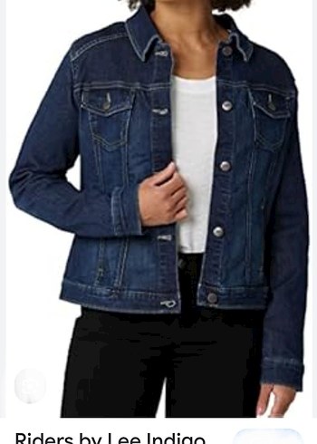 HENDRICS JEANS Lacivert Düğmeli Kadın Kot Ceketi - Görsel 3