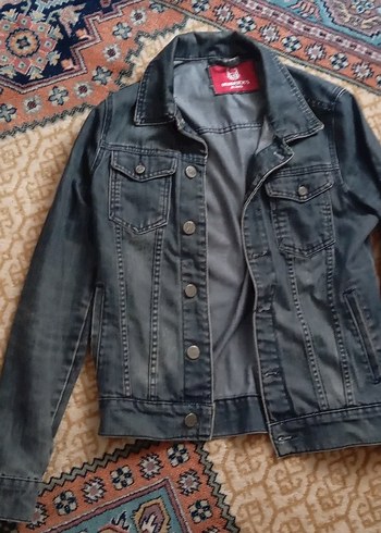 HENDRICS JEANS Lacivert Düğmeli Kadın Kot Ceketi - Görsel 15