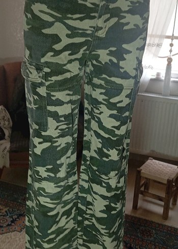 Kamuflaj Desenli Salaş  Pantolon UNISEX - Görsel 11