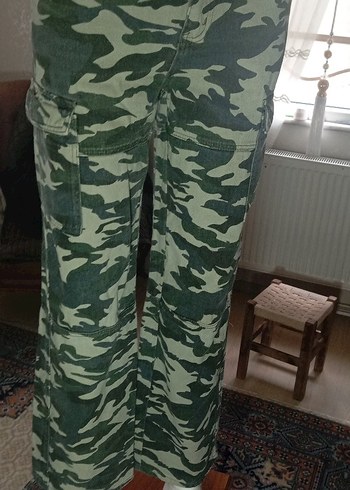 Kamuflaj Desenli Salaş  Pantolon UNISEX - Görsel 5