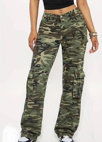 Kamuflaj Desenli Salaş  Pantolon UNISEX - Görsel 17