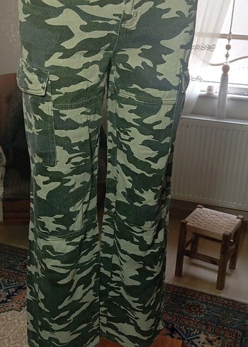 Kamuflaj Desenli Salaş  Pantolon UNISEX - Görsel 13