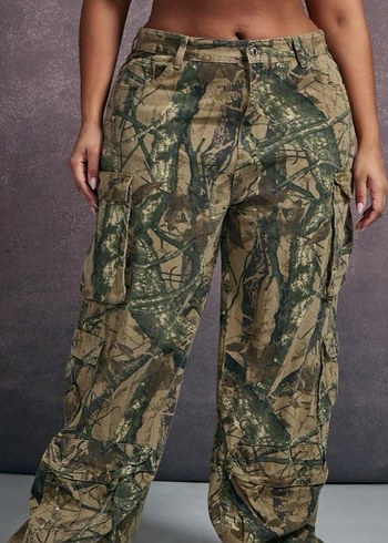 Kamuflaj Desenli Salaş  Pantolon UNISEX - Görsel 15