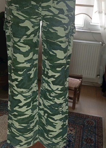 Kamuflaj Desenli Salaş  Pantolon UNISEX - Görsel 7