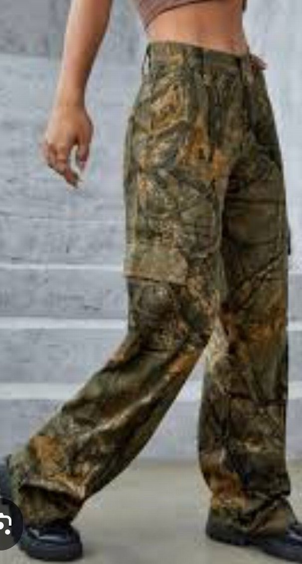 Kamuflaj Desenli Salaş  Pantolon UNISEX - Görsel 4