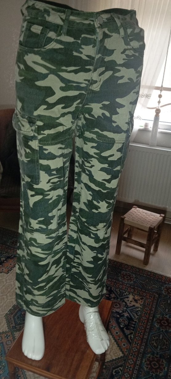 Kamuflaj Desenli Salaş  Pantolon UNISEX - Görsel 5