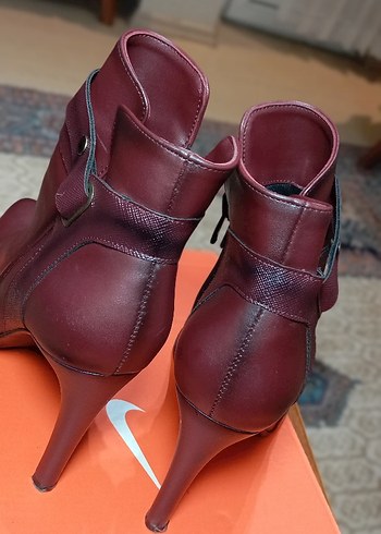 YEŞİL KUNDURA DERİ.TOKALI TOPUKLU SIFIR BOT YENİ SEZON - Görsel 7