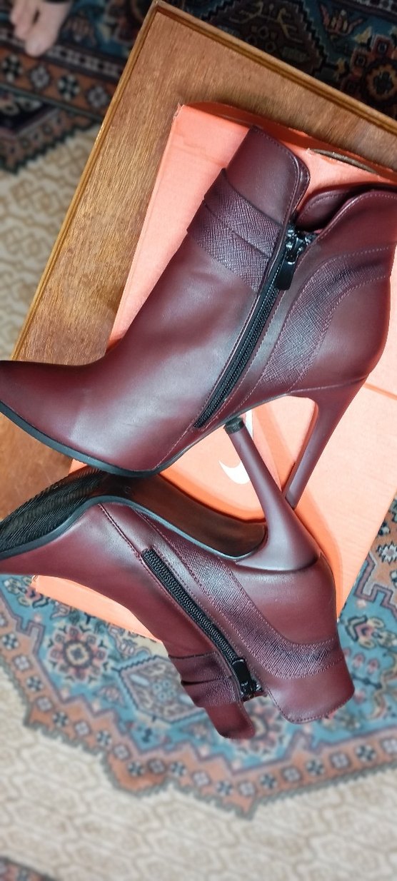 YEŞİL KUNDURA DERİ.TOKALI TOPUKLU SIFIR BOT YENİ SEZON - Görsel 5