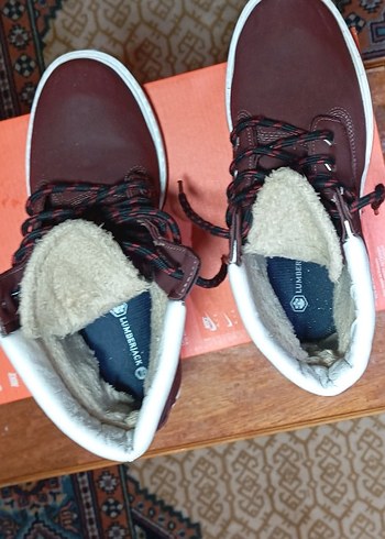 LUMBERJACK NUBUK DERİ İÇİ KÜRKLÜ 38 NO. BAGCIKLI - Görsel 13