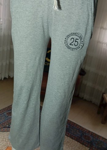 Baskılı Pamuklu Rahat Kesim Eşofman alt - Görsel 13