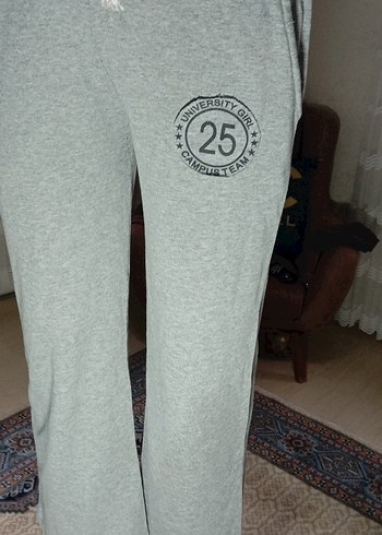 Baskılı Pamuklu Rahat Kesim Eşofman alt - Görsel 12