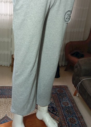 Baskılı Pamuklu Rahat Kesim Eşofman alt - Görsel 16