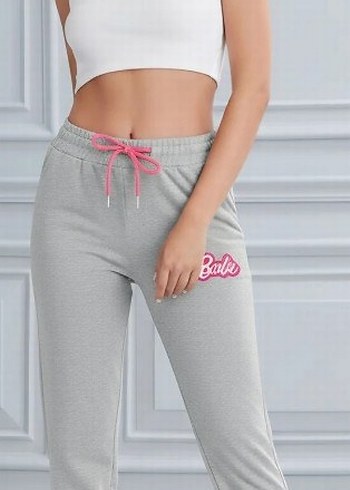 Baskılı Pamuklu Rahat Kesim Eşofman alt - Görsel 4